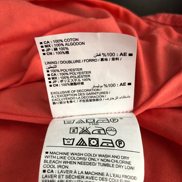 Old Navy Coral Textured Skirt - Picture 5 of 7